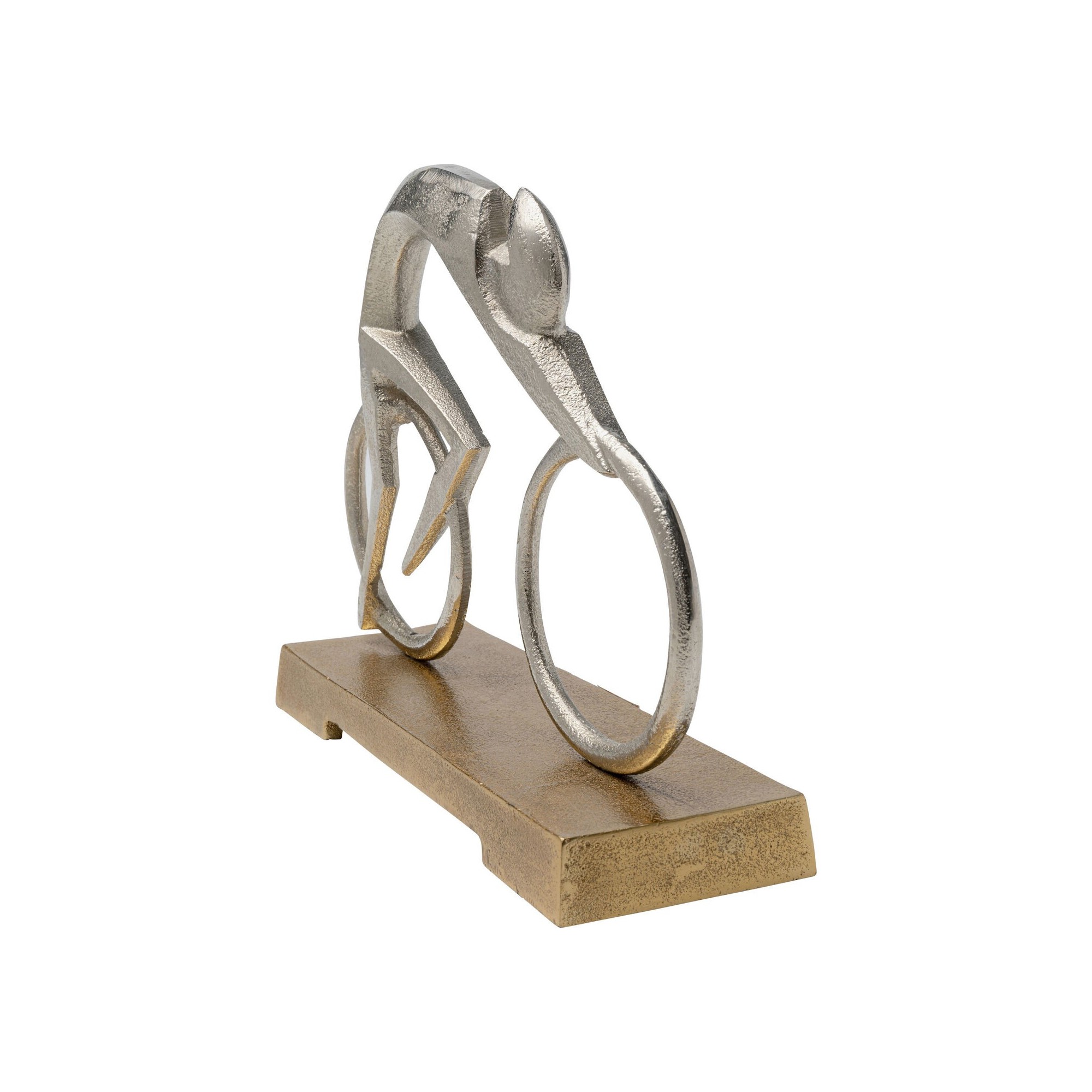 Figurine Déco KARE Design – Cycliste En Résine – Argenté – Adulte – Occasion