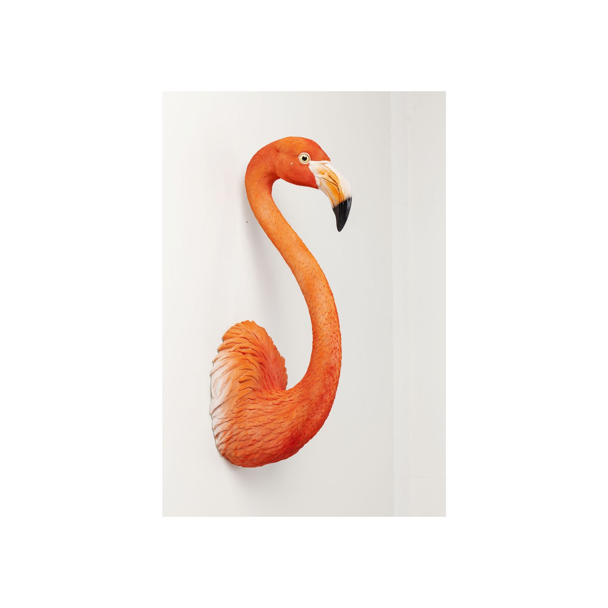 TMISHION Statue de flamant rose Statues d'animaux, Résine Plumage Rose