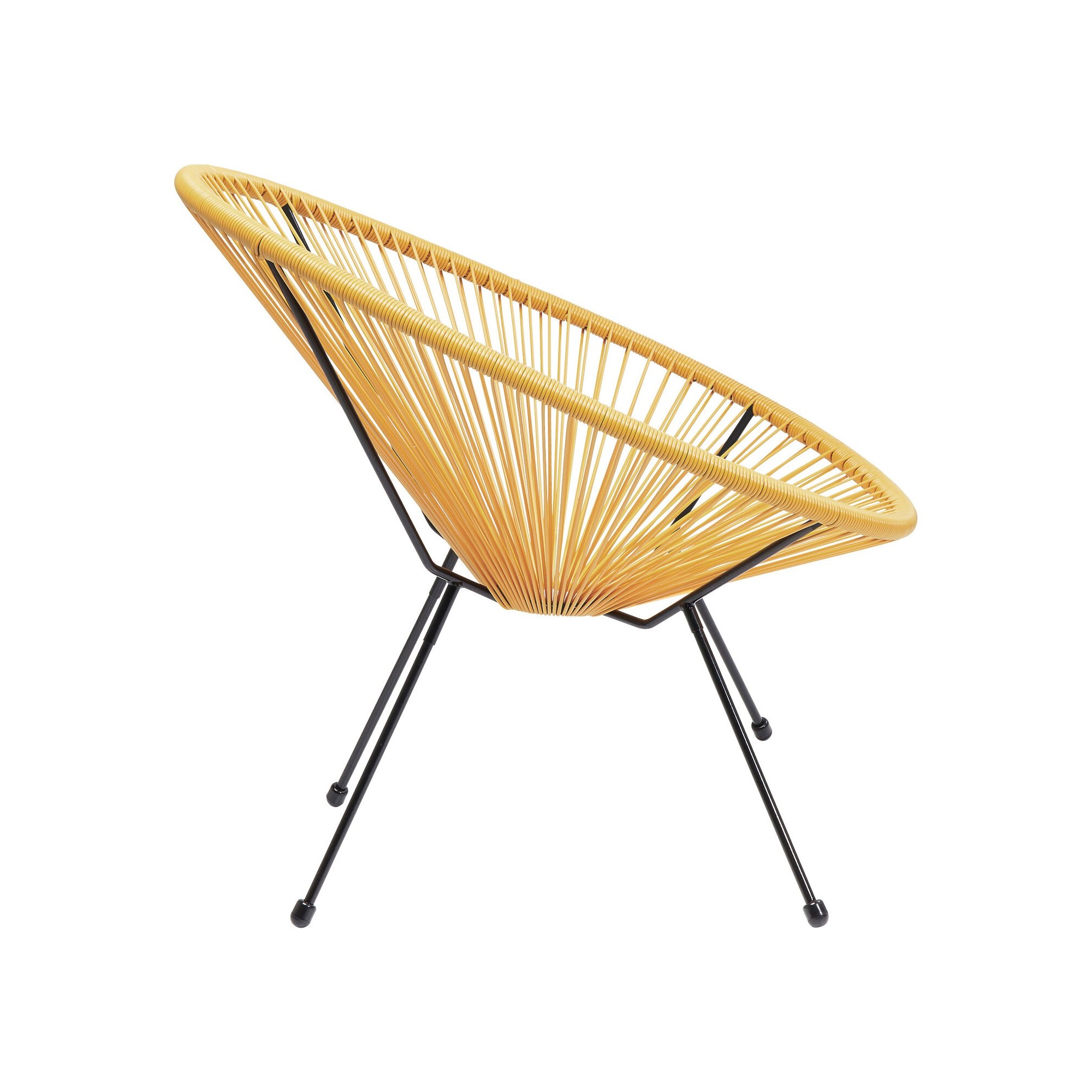 Fauteuil De Jardin Design Acapulco Mono Vert - Structure Acier, Coque Polyéthylène - Pour Terrasse, Jardin, Intérieur - 10